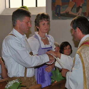 Feier der Jubelhochzeiten