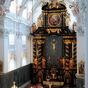 Fastentuch in der ehem. Stiftskirche Garsten