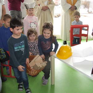 Segnung des Kindergartenzubaus