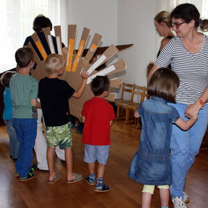 Abschied von Pfr. Wimmer im Kindergarten