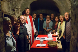 Messe in den Katakomben