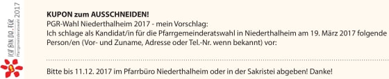 Kupon - PGR Wahl 2017
