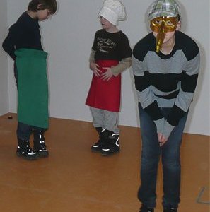 Probeaufnahmen zum Theaterstück 'Zwerg Nase'