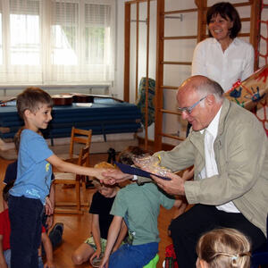 Abschied von Pfr. Wimmer im Kindergarten
