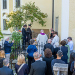 Verabschiedung am Grab in Linz-St. Margarethen.
