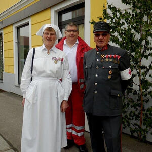 Fronleichnamsprozession auf Rädern