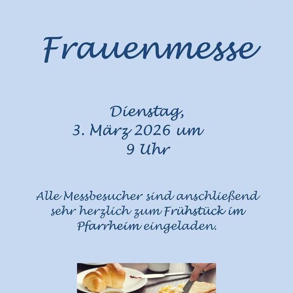 Einladung Frauenmesse