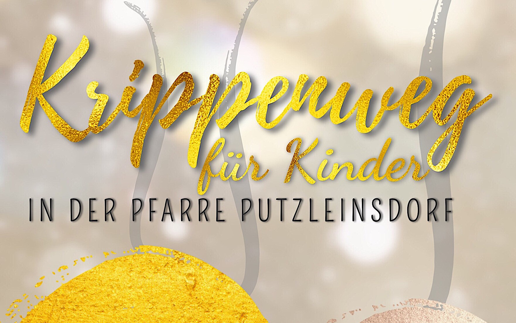 Flyer Krippenweg für Kinder