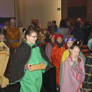 Sternsinger bei den Gottesdiensten