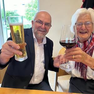 Gemeinsame Prozession von Marcel Callo und St, Quirinus