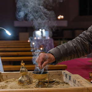 Unterschiedliche Station luden zur Beschäftigung mit dem Thema 'Friede mit mir/meinem Nächsten'