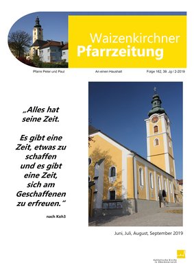 Pfarrzeitung Sommer 2019