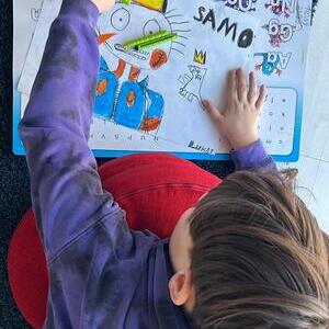 Kunstprojekt der Bibliothek Grieskirchen  mit der Mittelschule