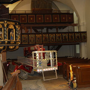 Innenrenovierung der Kirche 2011