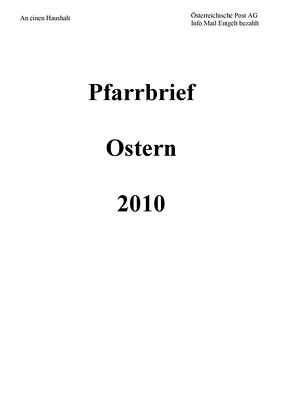 Pfarrbrief