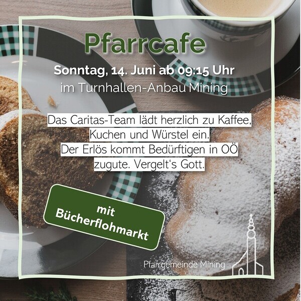 Pfarrkaffee mit Bücherflohmarkt