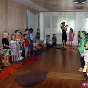 Abschied von Pfr. Wimmer im Kindergarten