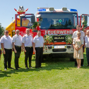 Segnung Fahrzeug LFA-B mit Frühschoppen - FF Kopfing