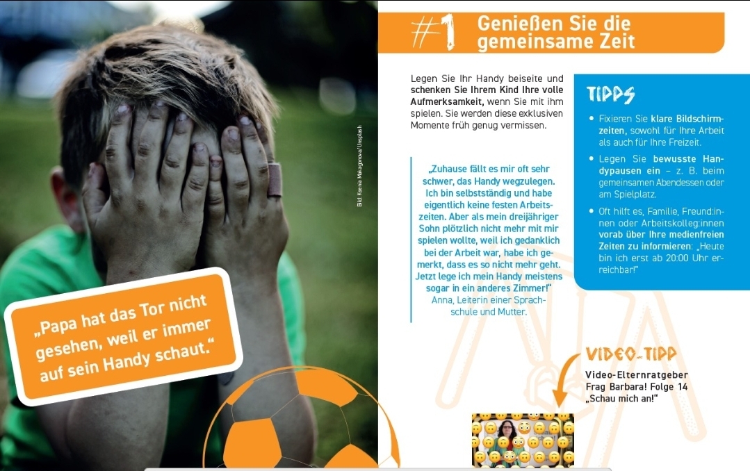 SaferInternet / Institut Suchtprävention Genießen Sie die gemeinsame Zeit