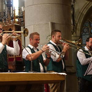 Das Bläserensemble...