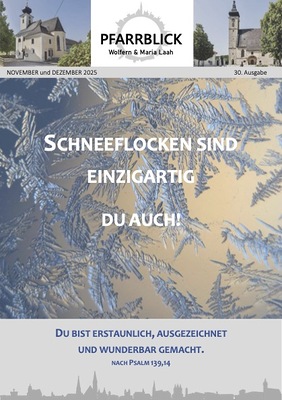 Pfarrblick November / Dezember 2025