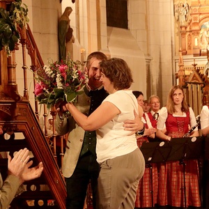 mit dem Musikverein Kleinraming, dem Behamberger Chor 'In ana Dur' und der Michlbauern Rud