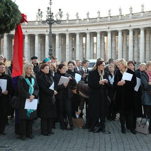 Rom - Christbaum für Papst
