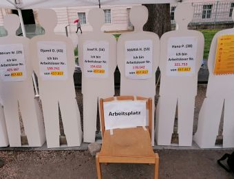 Installation 'Stellenandrangziffer'