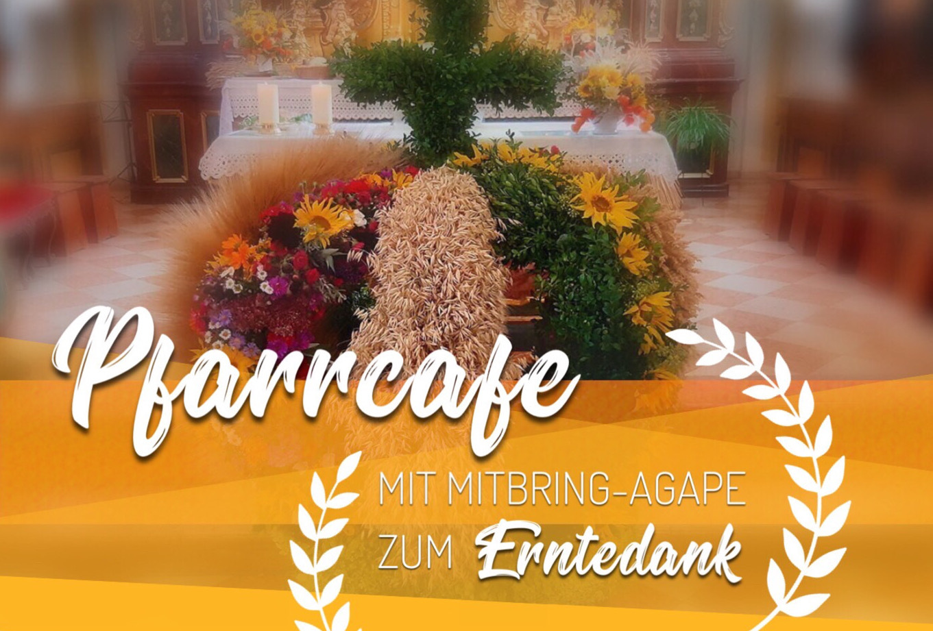 Flyer Pfarrcafe zum Erntedank