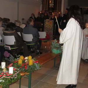 Adventkranzsegnung, Adventmarkt