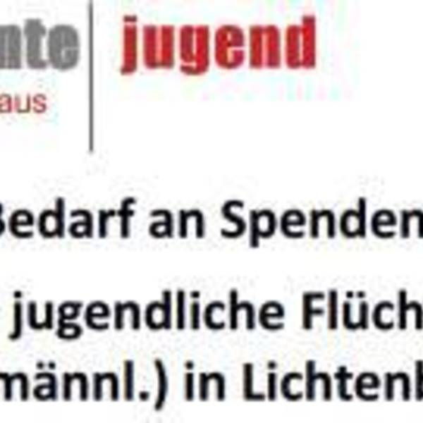 GESUCHT: Sachspenden für jugendliche Flüchtlinge in Lichtenberg