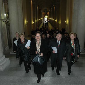 Rom - Christbaum für Papst