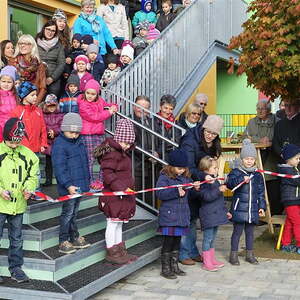 Einweihung des neuen KiGa-Spielplatzes