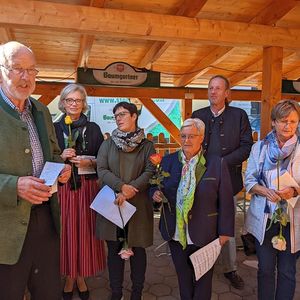 Erwin dankt im Namen des Chores