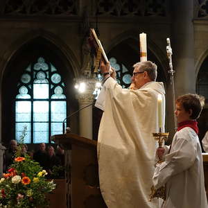 Ewald Volgger beim Verlesen des Evangeliums