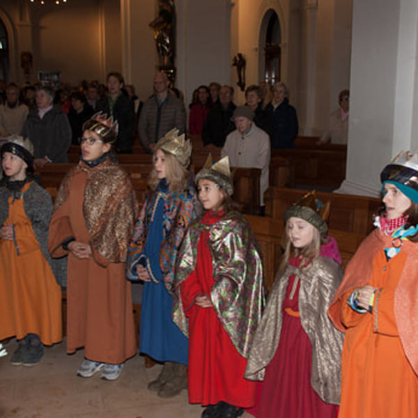 mit den Sternsingern