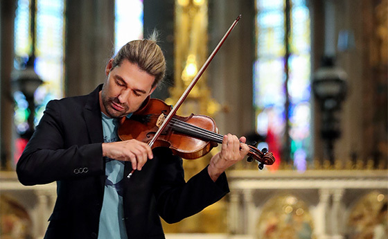 David Garrett spielt im Mariendom Linz