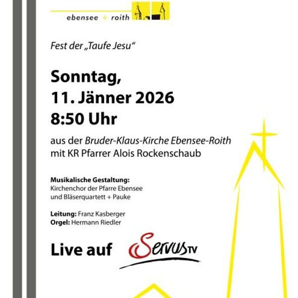 Plakat Fernsehgottesdienst 