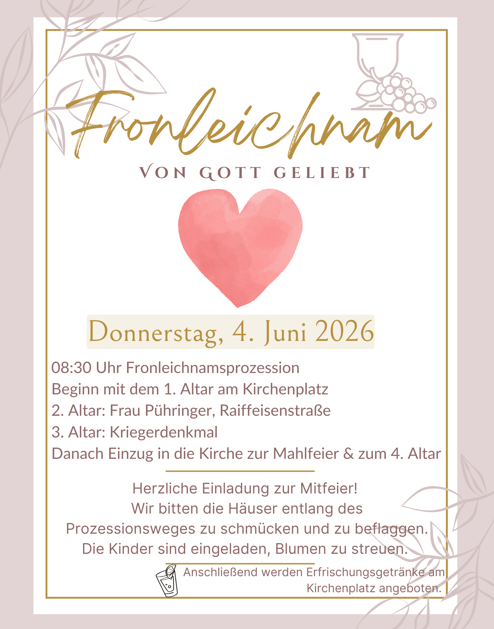 Fronleichnam feiern