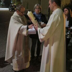 Segnung der Osterkerze