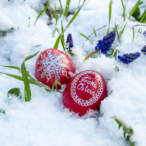 Ostern im Schnee
