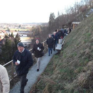 Kreuzweg in Uttendorf