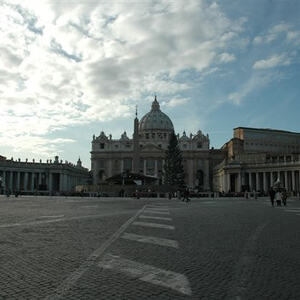 Rom - Christbaum für Papst