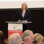 Michaela Leppen, Abteilungsleiterin der kfb oö und Moderatorin des Benefizsuppenessens