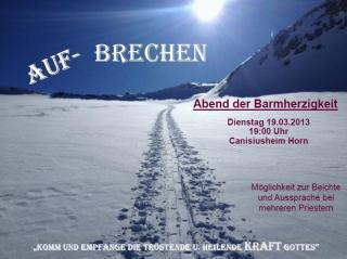 Einladung zum Abend der Barmherzigkeit