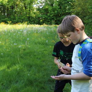 Die Schnitzeljagd der Jungschar auf dem Freinberg