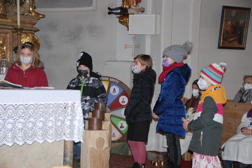 Pfarre Pramet Vorstellung der Erstkommunionkinder 2021