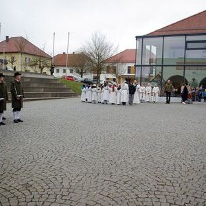 Palmweihe  mit Stehkaffee