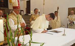 H. Vitus Stefan Glira legte am 28. August 2018 im Stift Schlägl die ewige Profess ab.