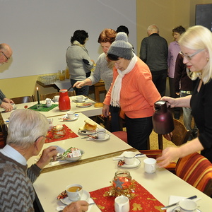Frühstück, von unserer Kfb organisiert